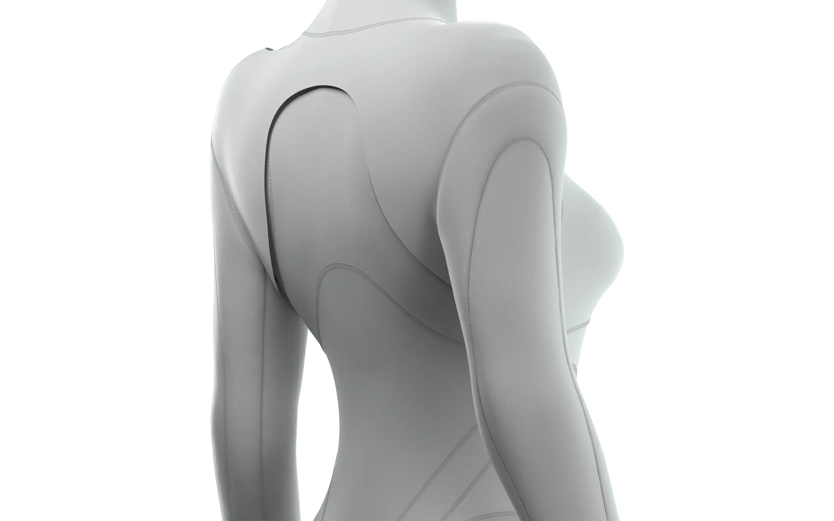 Modular Bodysuit by Auroboros (Back Close Up  View)